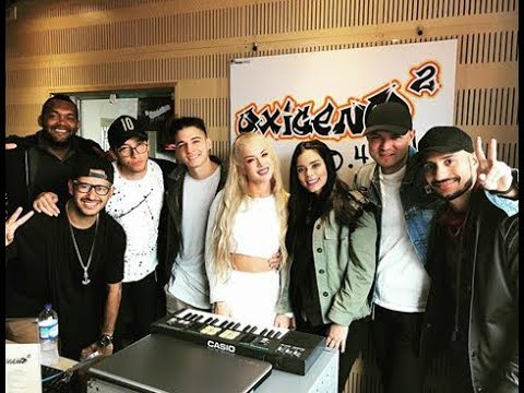 Leslie Shaw y Legarda en  radio Oxígeno - Colombia