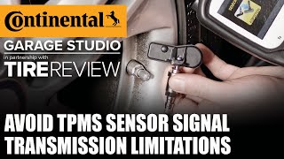 How to avoid TPMS sensor signal transmission limitations