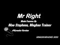 Mae Stephens Meghan Trainor Mr Right Karaoke Version With Sing Along Lyrics