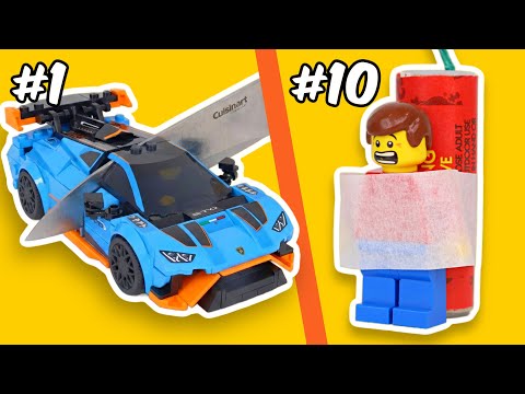 I DESTROYED 100 LEGO builds...