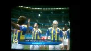preview picture of video 'PlayStation2   PES2012 şampiyonlar ligi fenerbahçenin kupa sevinci'