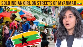 FILMING REAL STREETS OF YANGON AFTER WAR 🇲🇲 #burma