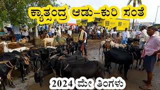 Kyatsandra sheep and goats market - May 2024