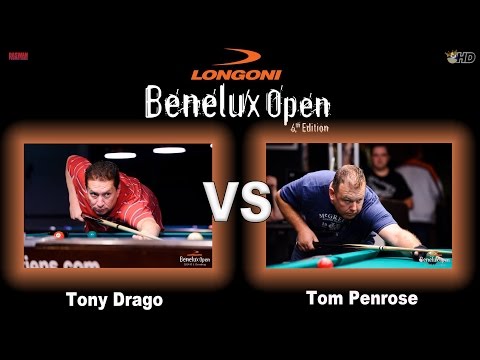 Longoni Benelux Open - Tony Drago (MLT) vs Tom Penrose (UK) HD