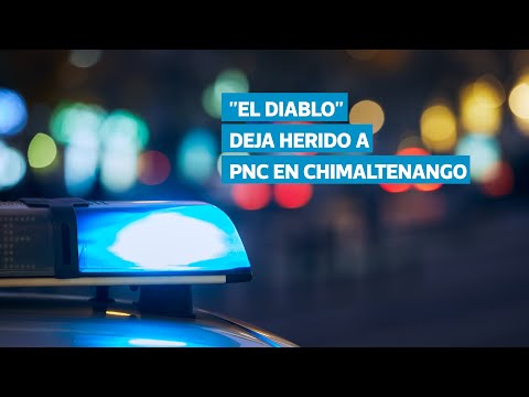 Un hombre apodado "El Diablo" ataca a machetazos a PNC en Chimaltenango y es capturado