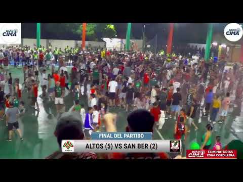 Futbol de Salon, Eliminatorias zona Cordillera. ALTOS VS SAN BERNARDINO