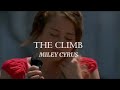 MILEY CYRUS THE CLIMB Lyrics