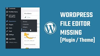 Fix: WordPress theme file editor missing in appearance | Enable plugin file editor | #WordPress 26