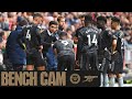 BENCH CAM | Brentford vs Arsenal (0-3) | All the action, reactions and Vieira's first goal!