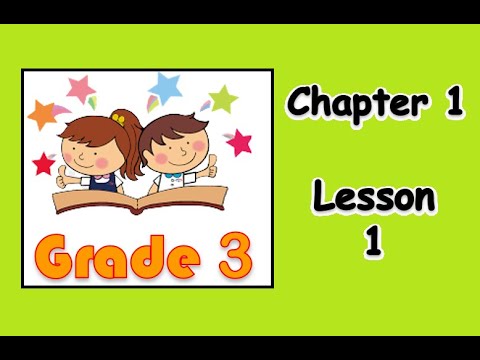 Grade 3 : Chapter 1 - lesson 1 ( Patterns )