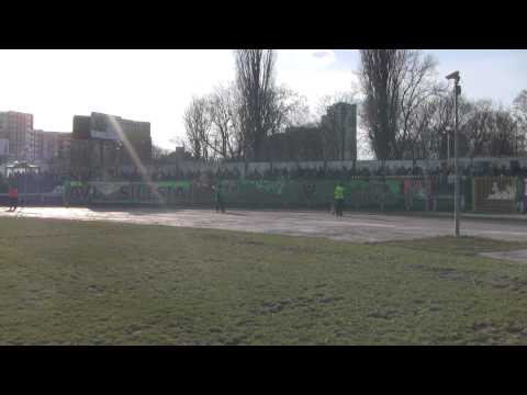 Polonia Warszawa - Śląsk (doping fanów WKS-u) - 2012.04.01