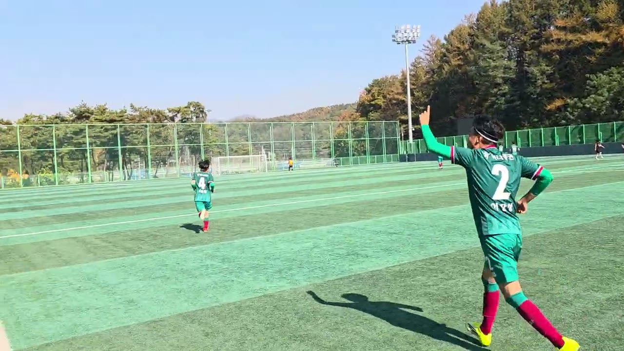 2026 k리그 play one cup 제천축구센터에서 한골 넣은 기쁨의 순간입니다