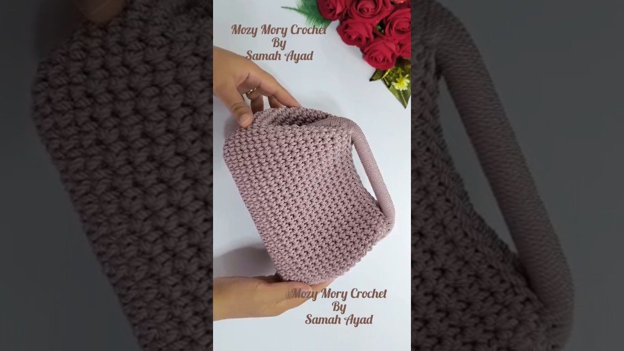 كروشيه كلاتش/شنطة يد كروشيه crochet bag/clutch crochet