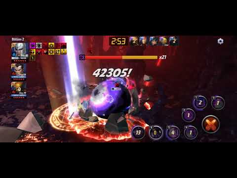 (Marvel Future Fight) MAGNETO Vs KNULL