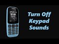 How To Turn Off Keypad Tones Sounds In Nokia Phones Nokia 105 105 4G 106 225 3310 110 8110
