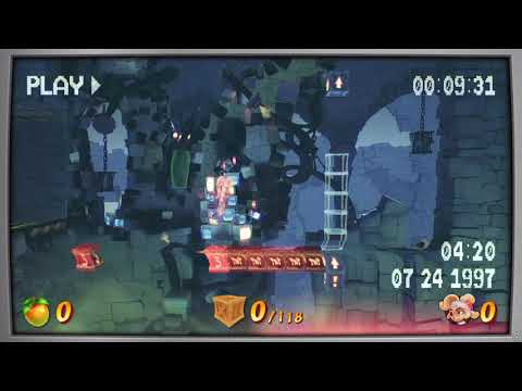 Crash Bandicoot™ 4: It's About Time - Flashback Platinum Relics - The Gauntlet - Attempts