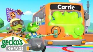 Rainbow Buses | Gecko's Garage | Fun Kids Cartoon | Kids Videos