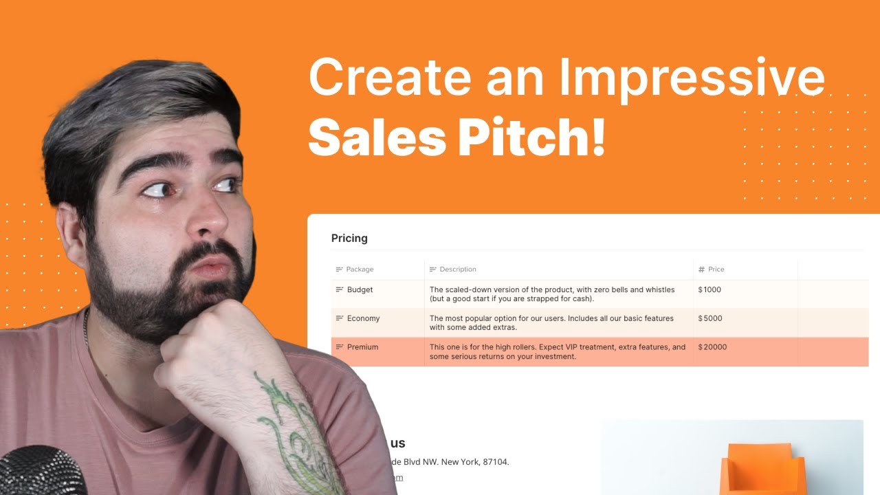 Impress Your Customers With This Sales Pitch Wall | Tutorial