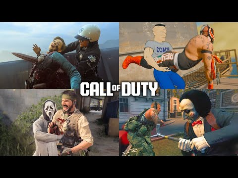 Call of Duty Crossover Operators & Skins🔥| Finishing Moves Compilation
