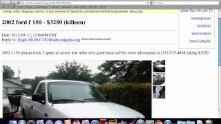 Craigslist Temple TX Used Cars - Prices Under $1500 Available on Trucks and Vans