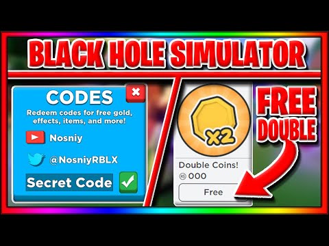 *ALL* BLACK HOLE SIMULATOR CODES | FREE COIN BOOST | ROBLOX