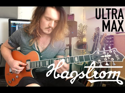 New Hagstrom Ultra Max Dark Storm, Amazing Playing, Stunning Looking, Pro Setup and Ships Fast ! image 15