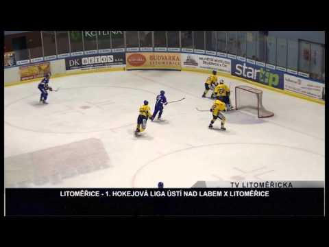 LITOMĚŘICE: 1. hokejová liga Ústí nad Labem x Litoměřice