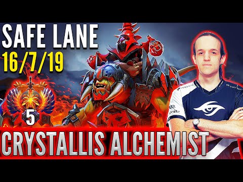 Secret.Crystallis  [ Alchemist ]  Safe Lane Carry Pro Gameplay - Patch 7.31d - Dota 2 Full Game