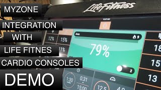 Myzone Integration With Life Fitness Cardio - Demo