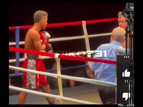 Victoria de  Idalberto Umara vs Genaro Mendez(Mexico) WBA FEDECENTRO  TITULO.