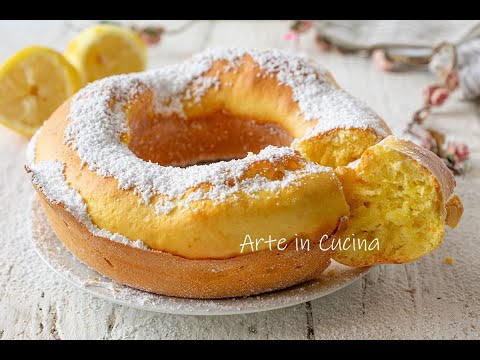CIAMBELLONE LIMONE e YOGURT al bicchiere senza burro olio