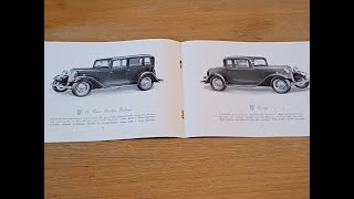 1932 Ford Brochure England Greatest Thrill in Motoring Model B 18 Early Vintage Classic