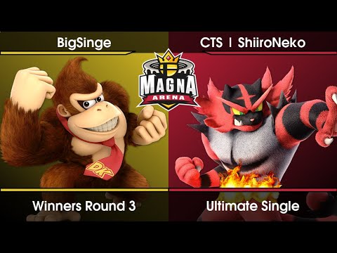 Magna Arena #102 - BigSinge (Donkey Kong) Vs. ShiiroNeko (Incineroar) SSBU Ultimate Tournament