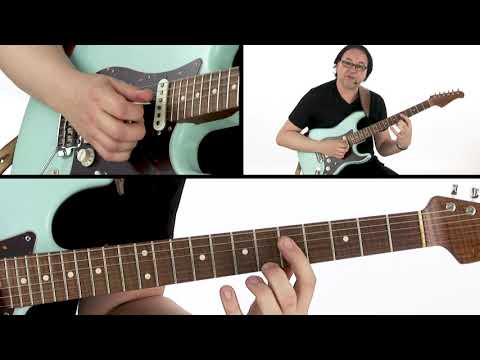 Guitar Lesson - Combining Dom 7's: "Blues Ignited" - Demonstration - Rob Garland