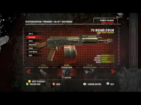 Army of Two: The 40th Day - Weapons customization