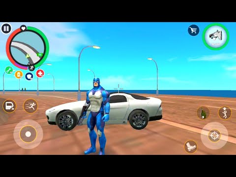 Rope hero new update version 6 | New mission on cursed place fighting all ghost | Games on gameplay