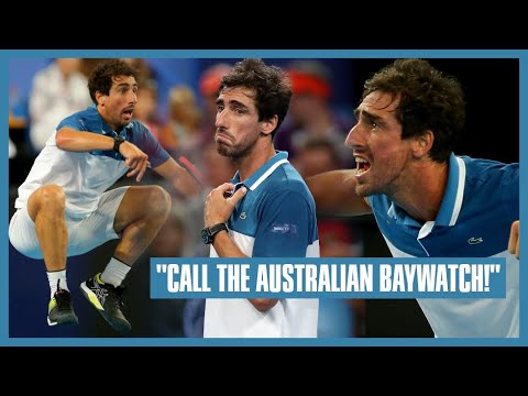 Pablo Cuevas Upset With 'Best Effort' Warning | Call the Australian Baywatch & Police!