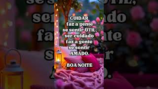 CUIDAR faz a gente se sentir ÚTIL, ser cuidado faz a gente se sentir AMADO