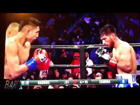 Mario Barrios knocks out Richard Zamora fight review