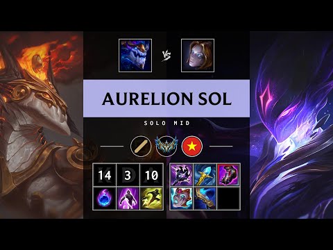 Aurelion Sol Mid vs Orianna - VN Challenger Patch 25.17