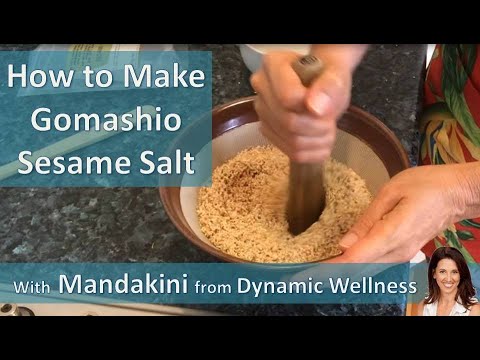 How to make Gomashio Sesame Salt