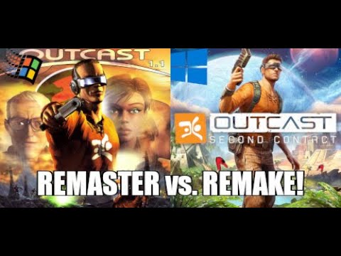 Outcast 1.1/Outcast - Second Contact - REMAKE VS. REMASTER!