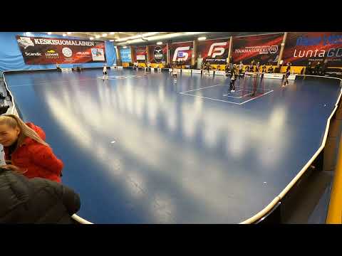 8.1.2023 Blackbirds United Naiset edustus - SB Vantaa - erä 1/3 Puolustus Jyväskylä Buugi