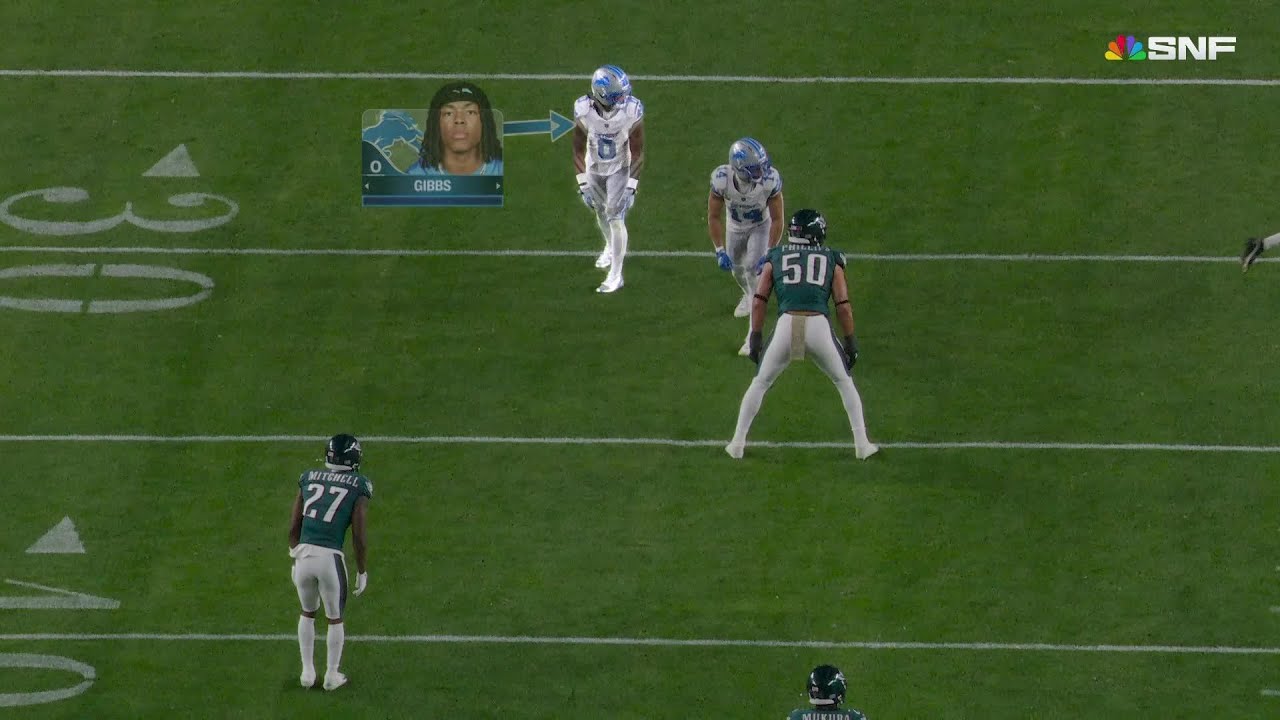 Gibbs looks like Barry Sanders on 42-yard pickup