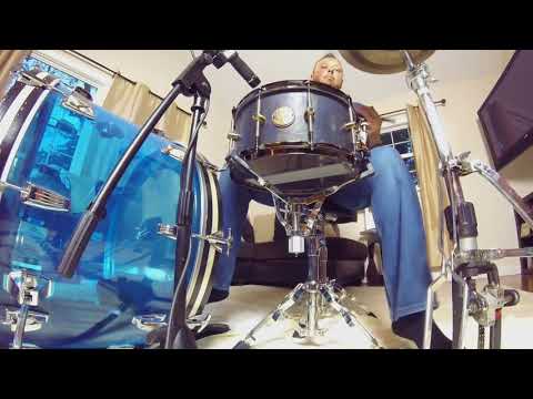 HHG Drums 14x7 raw steel snare drum demo