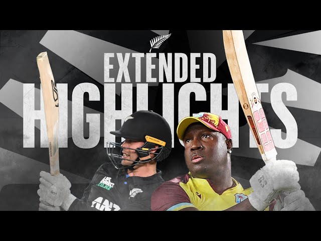Chapman Hits 7️⃣ Sixes & Final Ball Drama | Extended Highlights | New Zealand v West Indies 2nd T20