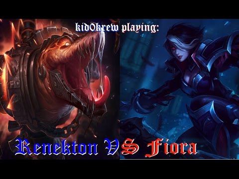kid0krew playing: Renekton Vs Fiora Ep. 72