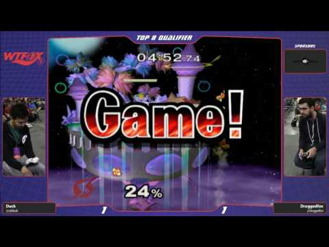 WTFOX 2: SSBM Singles - Duck (Samus) vs Druggedfox (Fox) - Top 8 Qualifier
