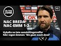 Hyballa na late aansluitingstreffer voor NAC tegen Emmen: 'We gaan nooit dood'