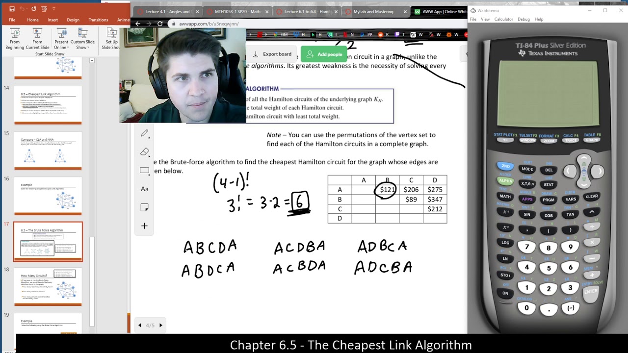 [Math 3033] Example of Brute Force Algorithm